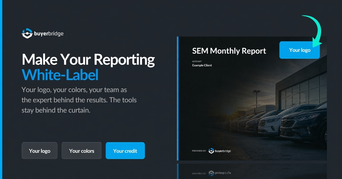 White-label agency client reporting under your brand | BuyerBridge