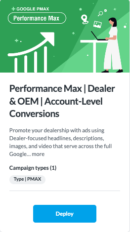 Performance Max Dealer and OEM Google Playbook