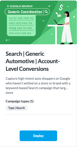 Search Generic Automotive Google Playbook