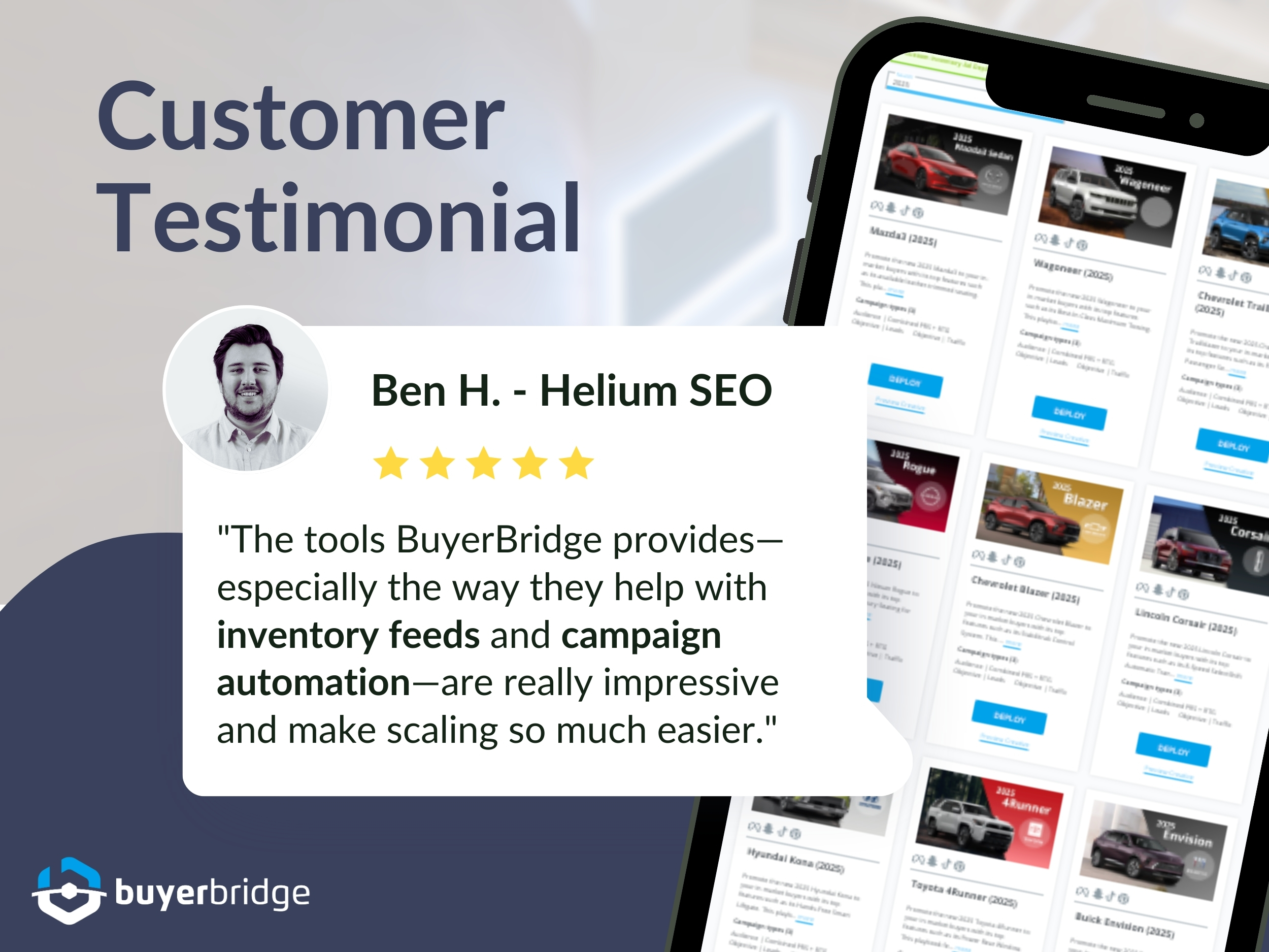 Testimonial Automating Ad Management Improves Efficiency Testimonial Automating Ad Management Improves Efficiency