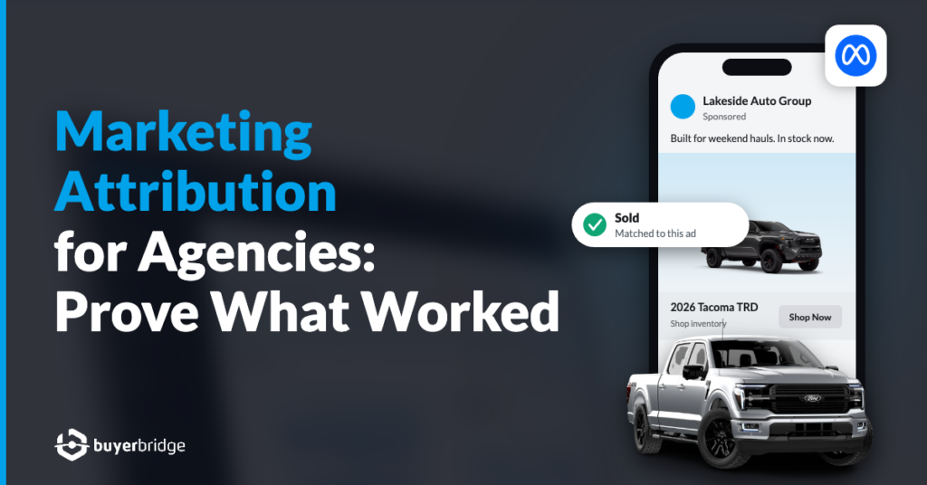 Marketing Attribution for Agencies: Prove What Worked Marketing attribution for agencies reporting client ad results | BuyerBridge